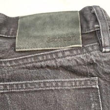 3Sixteen Black Stone Wash Japanese Selvedge Jeans Sz36 (35x27) USA Made CT 220X