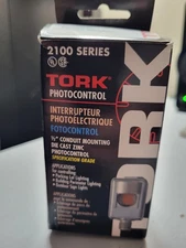Tork 2101 1/2" Conduit Mounting Photocontrol Die Cast Zinc Housing NEW c1-85