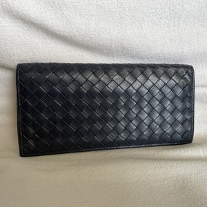 長財布 BOTTEGA VENETA Black leather cardholder Bottega Card Holder | eBay