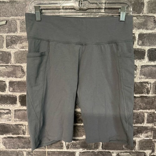 Eileen Fisher Biker Shorts Grau Taschen GR. MEDIUM M