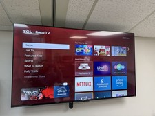 TCL 49S517 49" 4K LED Smart TV - Black