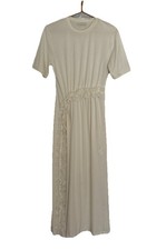 ULLA Johnson Lilia Midi Dress Women’s Small Organic Cotton Ivory Creme SS