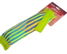 Greenbrier Kennel Club Fabric Chew Dog Toy Green Blue Braided with Handle