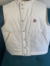 Cream teddy Moncler Gilet Body Warmer