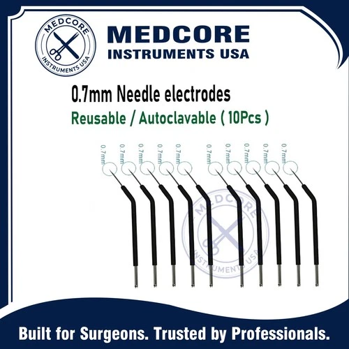 Ellman Surgitron 0.7mm Needle electrodes Reusable/ Autoclavable (10Pcs) - product listing photo