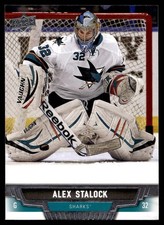 2013 Upper Deck Hockey Alex Stalock 257 San Jose Sharks