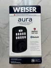 Weiser Aura Bluetooth Keypad Smart Door Lock Deadbolt (Black)
