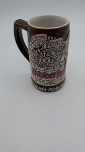 Hamm's Beer Bear Stein Mug 1973 Salutes Oktoberfest Ceramarte Brazil