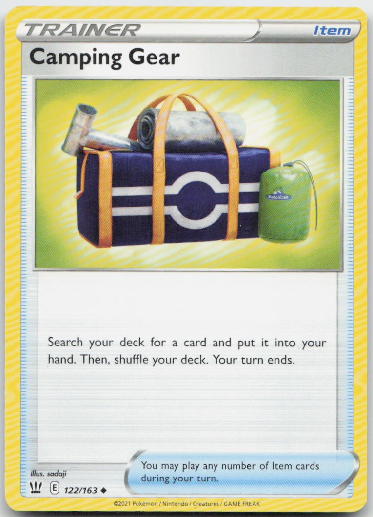 Camping Gear 122/163 Battle Styles Pokemon