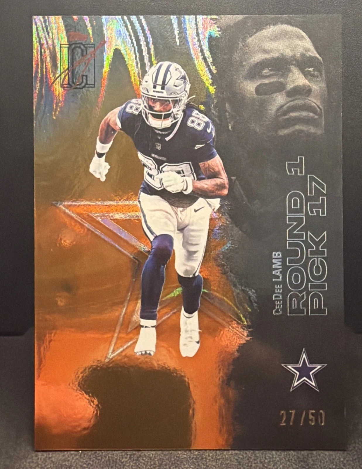 CeeDee Lamb Orange Lava #16 /50 2025 Topps Signature Class Cowboys