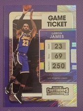 2021-22 Panini Contenders - LeBron James #62 Game Ticket Anniversary Edition 