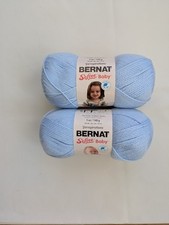 Bernat Softee Baby Yarn 5 oz Lot of 2 Pale Blue 362 yards New 02002