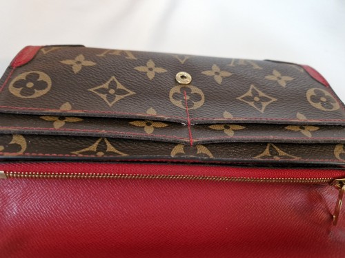 Louis Vuitton Sarah Retiro Portemonnaie Monogramm Canvas Rot M61184 - Bild 17 von 21