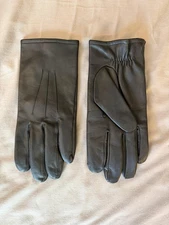 John W. Nordstrom Gloves Mens XL Black Genuine Leather Lined Dress Driving Warm