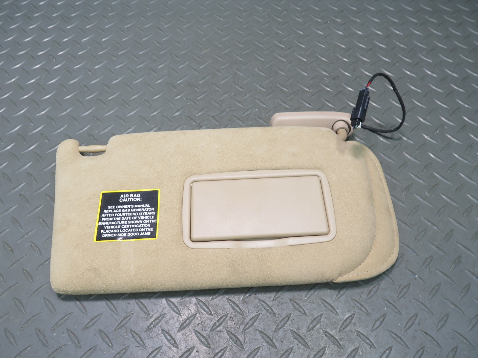 2008-2019 MASERATI GRANTURISMO M145 COUPE FRONT LEFT & RIGHT SUN VISOR SET OF 2