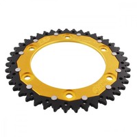 Kettenrad Alu Gold 43-ZäHne 520-Teilung FüR Honda CBR 900 RR Fireblade 2000-2003