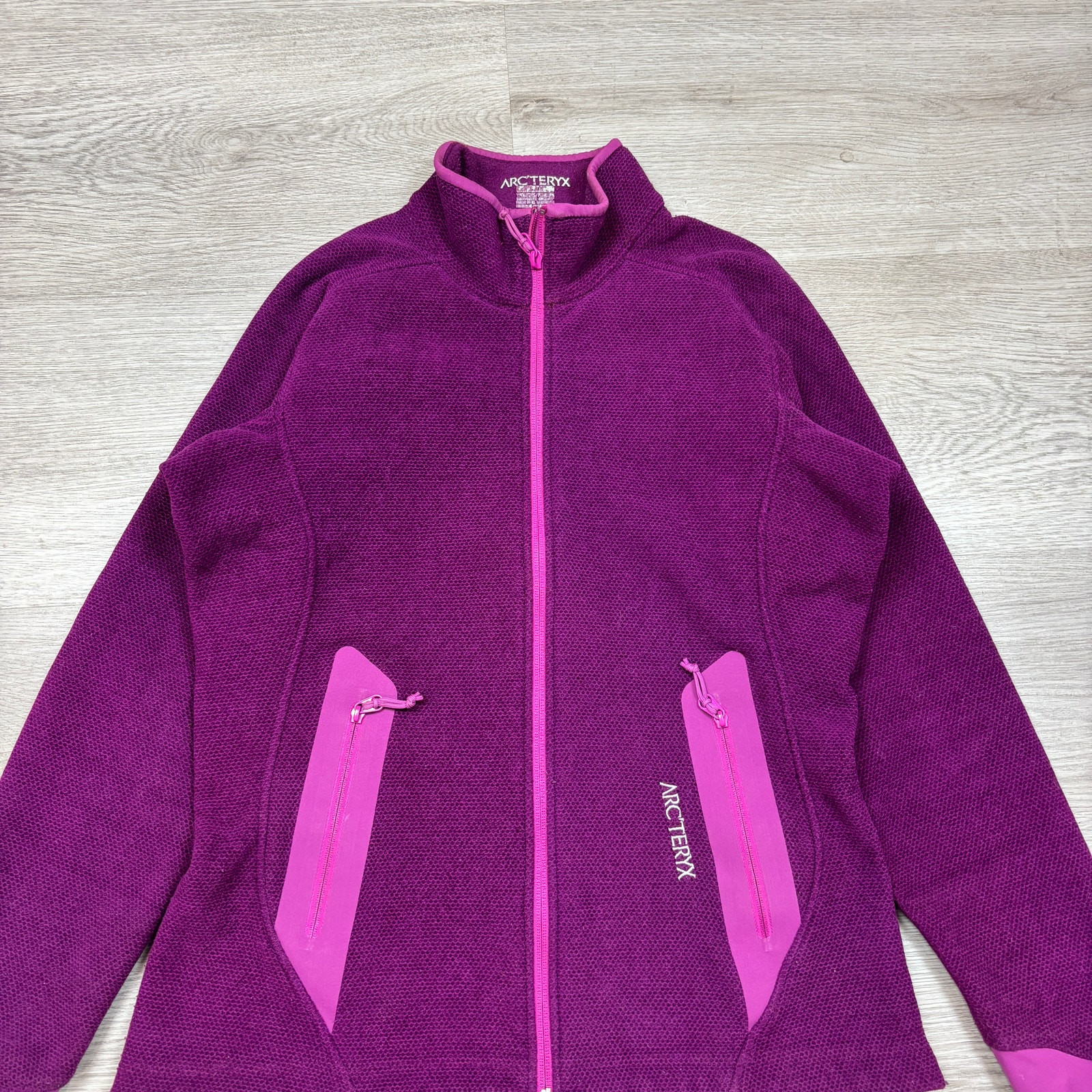 Giacca donna vintage Arc'teryx Polartec pile full zip piccola Gorpcore
