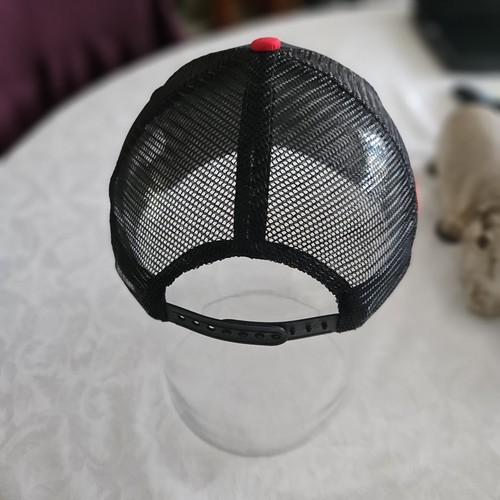 NYC TRIATHLON Hat Cap Adult OSFM Red Black Mesh Back Adjustable Boco Gear - Picture 4 of 7