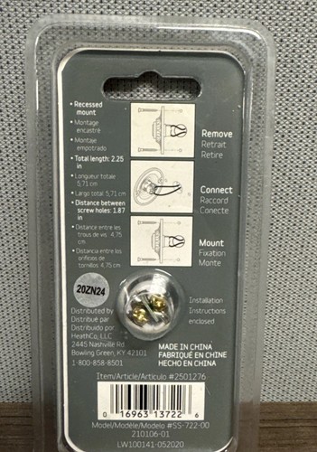 Pulsante campanello rotondo cablato LED illuminato design stella sole bronzo selezioni stile - Foto 2 di 2