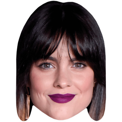 Cristina Abad (Lipstick) Celebrity Mask, Flat Card Face, Fancy Dress Mask