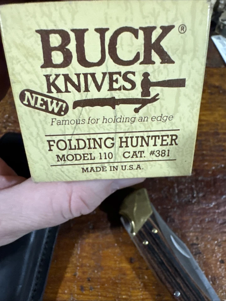 Cuchillo Buck 110 - Vintage 1994. Excelente! Foto en libro guía de cuchillos Levine. Foto 3 de 4