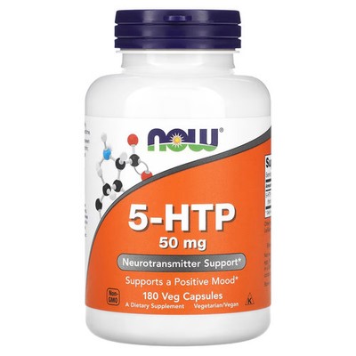 2 X Now Foods, 5-HTP, 50 mg, 180 Veg Capsules