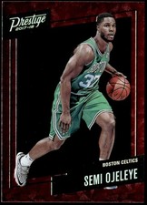 2017-18 Panini Prestige #35 Semi Ojeleye Micro Etch Rookies Red E1