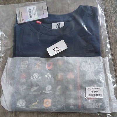 Rugby Nation T-Shirt Größe 8 Jahre Old Navy brandneu mit Etikett blau Tee Top