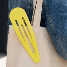 Oversized Hair Clip Solid Color Hoodie Curtain Grip Women Barrette Headwear