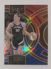 2024 Panini Select WNBA - Premier Level Kelsey Plum #105 Red & Blue Prizm /399