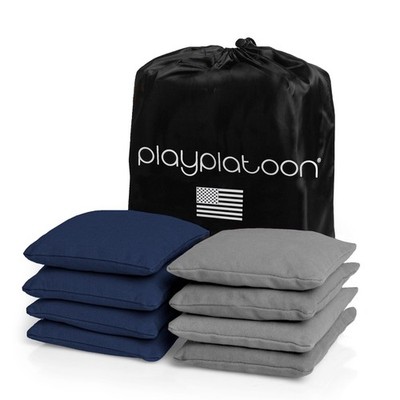 Premium Weather Resistant Duckcloth Cornhole Bags - Different Color - Set of 8