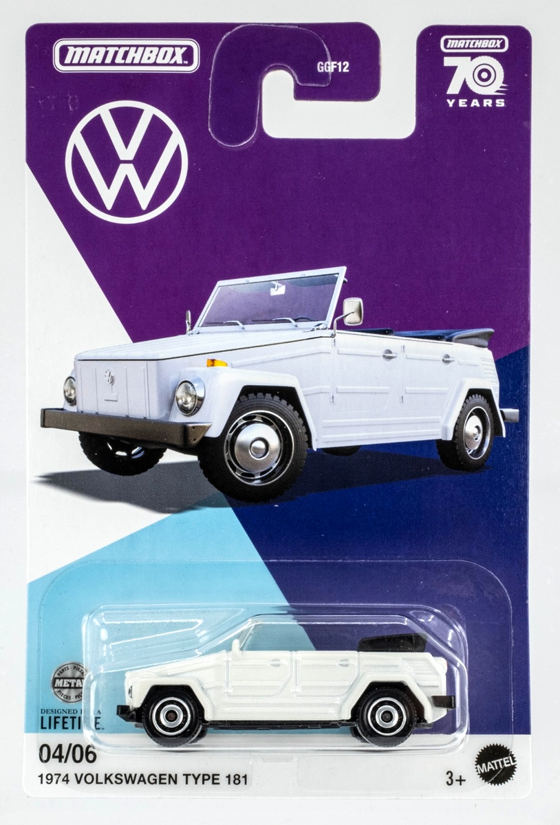 2023 Matchbox VW #4 1974 Volkswagen Type 181 AKA 