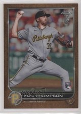 2022 Topps Chrome Ben Baller Edition Orange Refractor 22/25 Zach Thompson 1p5