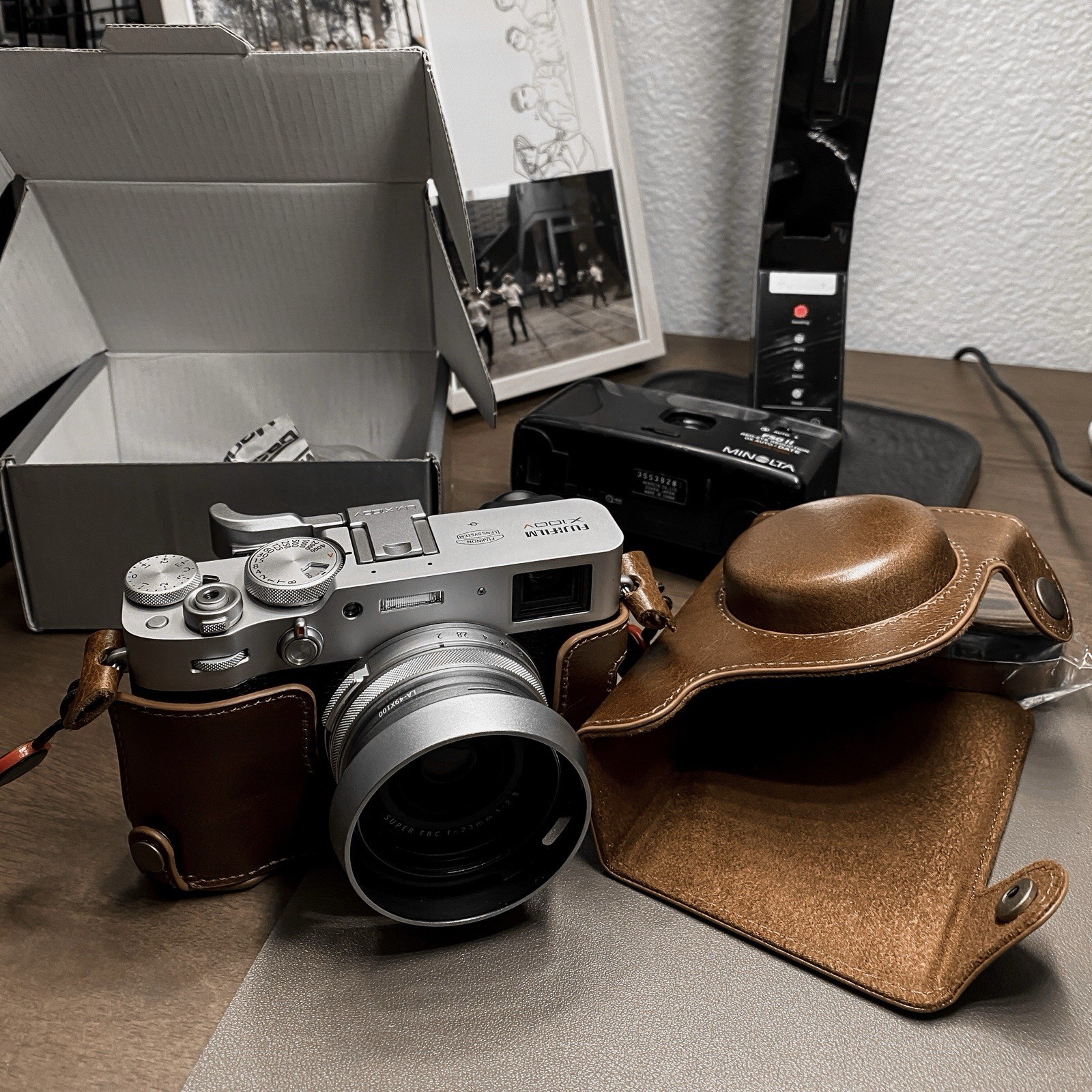 Mega Gear Leather Case for Fujifilm X100V Digital Camera