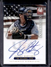 2012 Elite Extra Edition Jeremy Martinez USA Baseball 18U Signatures Auto #/299
