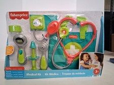 BRAND NEW Fisher-Price MEDICAL KIT Pretend Play 7 Pieces w/ Doctor's Bag