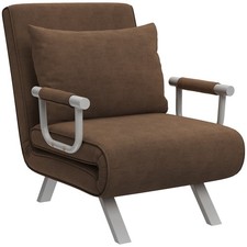 HOMCOM fauteuil 65x69x82cm Marron