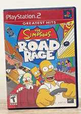 Simpsons Road Rage (PlayStation 2, PS2) Greatest Hits - Complete w/ Manual