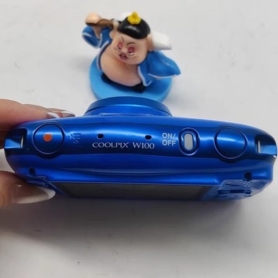 Nikon Coolpix W100 BLUE 13.2MP Water/shockproof WiFI Digital