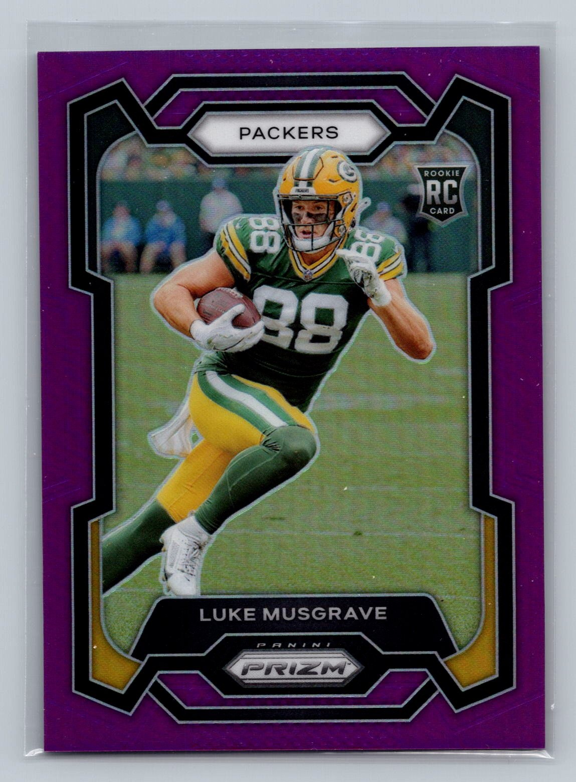 2023 Panini Prizm Luke Musgrave Purple #/125 Rookie #337