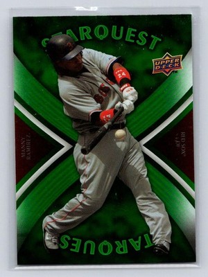 2008 Upper Deck First Ed. StarQuest Green #SQ-18 Manny Ramirez Boston Red Sox