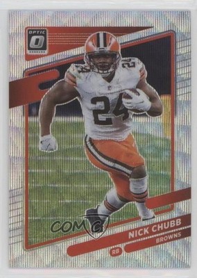 2021 Panini Donruss Optic Wave Prizm 142/299 Nick Chubb #141 y8h