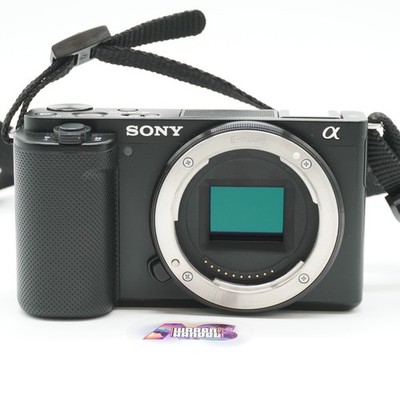 Sony Alpha ZV-E10 Systemkamera Schwarz Windschutz | Top