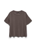 Vero Moda Vmfilli 2/4 T-Shirt Damen, Kurzarm, Schwarz, Baumwolle, Noos