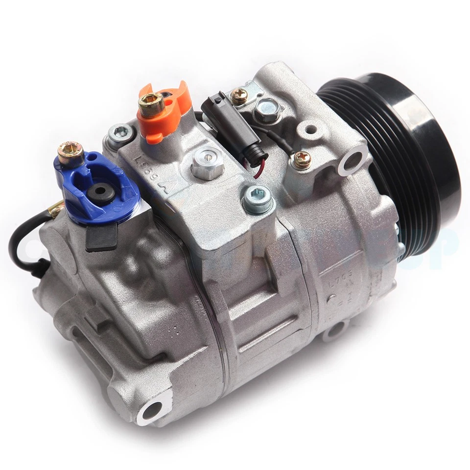 Compresor de aire acondicionado con embrague para Mercedes-Benz S550 2012-2013 2007-2011 4,6 L 5,5 L Foto 2 de 4