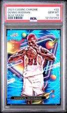 2023 TOPPS COSMIC CHROME BLUE MOON #22 DENNIS RODMAN 97/99 PSA 10