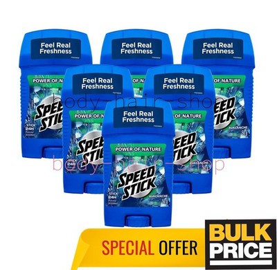 Mennen Speed Stick Lawinen Deo Stick Frischer Duft Aluminiumfrei 6er Pack
