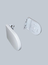 Roller blind Fixing Brackets (Pair) & Bracket Covers for 32mm Mechanism