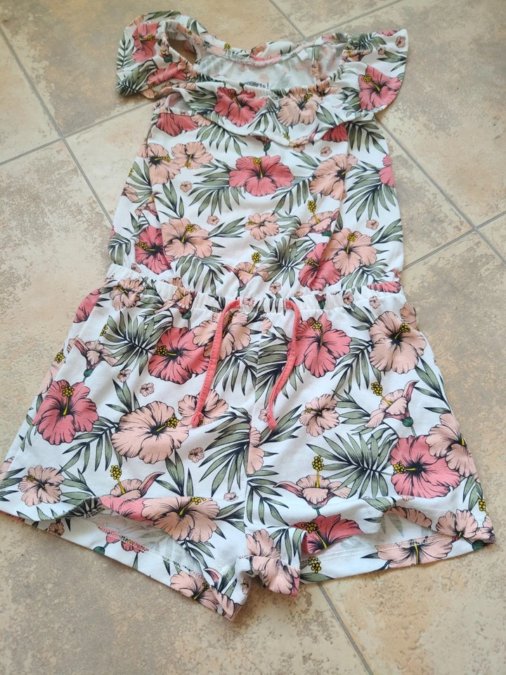 Lot Vêtements - Fille - Combi Short- T-shirt- Débardeur - Jupette ect.. - 10 ans - Photo 2/4