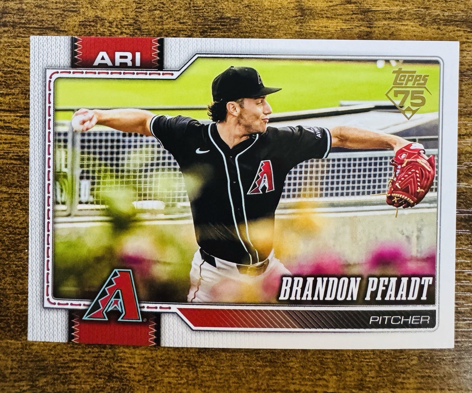 2026 Topps Series 1 Brandon Pfaadt Golden Mirror Image Variation SSP